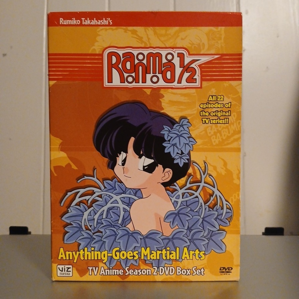 Ranma 1/2: Season 2 Anything Goes DVD, 1995 Box Set 22 Episodes